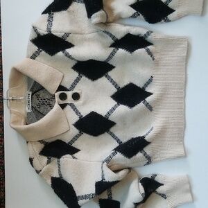 Normcore Crop Knit Sweater S